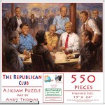 The Republican Club 550 pc Jigsaw Puzzle by SunsOut  B07G2SNLJD